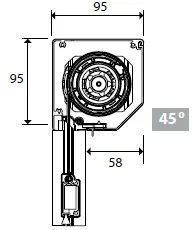 45 45