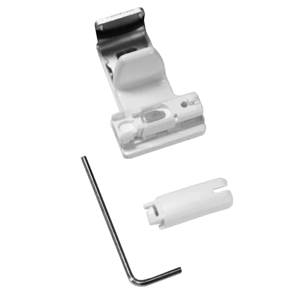 PVC Klemmträgerset für Plissee Cosiflor (ohne Verrastung)