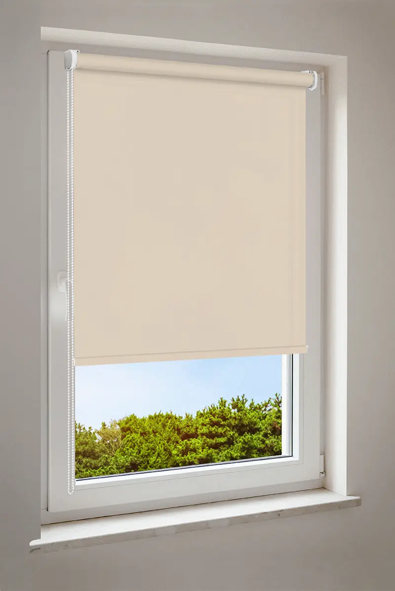 Rollo Beige | halbtransparent